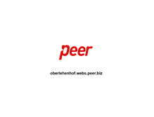 Tablet Screenshot of oberlehenhof.webs.peer.biz